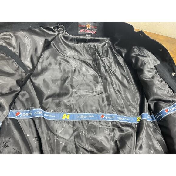 PEPSI Max JEFF GORDON Jacket Coat 2XL JH DESIGN NASCAR Black Racing Bomber 17983 - Picture 11 of 16